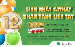 Chương trình khuyến mại mừng sinh nhật lần thứ 12 cùng Cathay