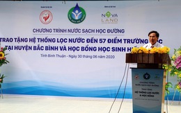 'Nước sạch học đường' đến với giáo viên, học sinh huyện Bắc Bình, Bình Thuận