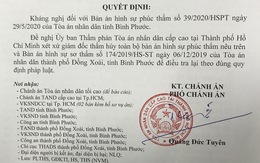 Bị cáo tự tử sau khi tòa tuyên án: Chánh án TAND cấp cao ở TP.HCM kháng nghị 6 'điểm mờ'