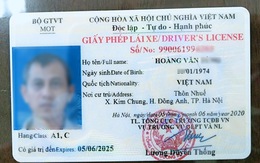 Bằng lái xe có mã QR để xác minh thật - giả trong tích tắc