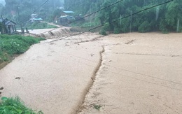 Mưa lớn làm hồ chứa 60.000m3 sạt lở chân đập, Lào Cai chuẩn bị ứng phó