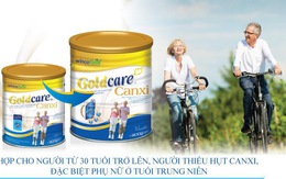 Goldcare canxi – Sữa tốt dành cho người loãng xương