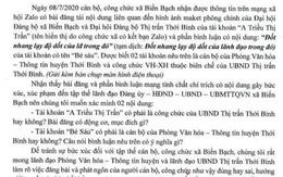 Lãnh đạo xã ra văn bản phản ứng vì bình luận 'thắp nhang lạy độ dốt…'