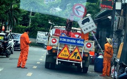 Vụ 'bít' đường vào kho hàng Tân Sơn Nhất: Đã gỡ biển báo hạn chế xe tải