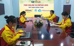 Tuyển cờ vua Việt Nam ‘hết cửa’ ở Giải Olympiad Online