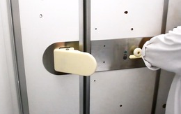 Nhật Bản thử nghiệm cửa vệ sinh không dùng tay trên máy bay
