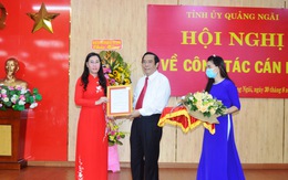 Bà Bùi Thị Quỳnh Vân làm bí thư, ông Đặng Ngọc Huy là phó bí thư Tỉnh ủy Quảng Ngãi