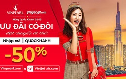 Ưu đãi 50% giá phòng Vinpearl khi bay Vietjet Air