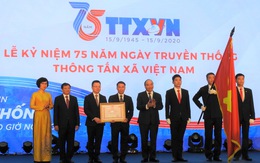 Thông tấn xã Việt Nam nhận Huân chương Lao động hạng nhất