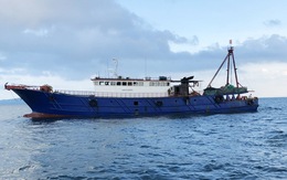 Bắt tàu cá Trung Quốc đánh bắt hải sản trái phép trên vùng biển Móng Cái