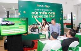 Công bố kết quả quay số cuối kỳ chương trình 'Gửi tiền OCB - Trúng xe CRV'