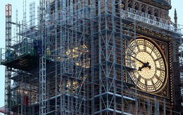 Tháp đồng hồ Big Ben sắp lộ diện sau hơn 3 năm trùng tu
