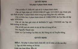 Thu giấy phép 2 tháng, xử phạt tạp chí thông tin sai về bí thư Tỉnh ủy Đắk Lắk