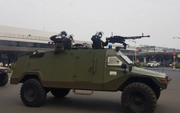 Cảnh sát vũ trang TP.HCM xuất quân bảo vệ sân bay Tân Sơn Nhất