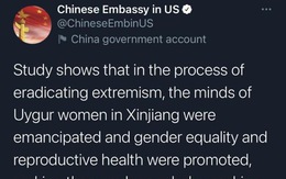 Twitter khóa tài khoản của đại sứ quán Trung Quốc tại Mỹ