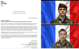 Nữ quân nhân Pháp đầu tiên hi sinh ở vùng chiến sự Mali là người gốc Việt?