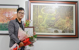 Giảng viên ĐH Duy Tân giành giải nhì Mỹ thuật Đà Nẵng 2020