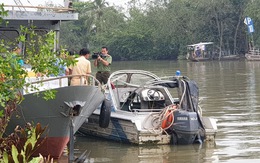 Tìm thấy thi thể đại úy cảnh sát giao thông gặp nạn trên sông Hậu