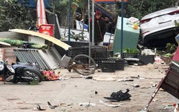 Ô tô lao vào chợ bên đường, nhiều người bị thương