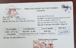 Bắt giữ 4 người buôn bán giấy xét nghiệm COVID-19 giả tại Phan Thiết