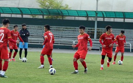 Thầy trò ông Park tập buổi đầu tiên tại Kyrgyzstan