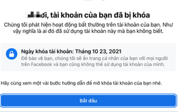 Nhiều người bất ngờ bị Facebook khóa tài khoản