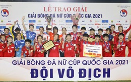 CLB Thành phố Hồ Chí Minh I vô địch Giải bóng đá nữ Cúp quốc gia 2021