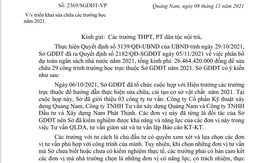 Gửi công văn giới thiệu công ty sửa chữa cho các trường, bất ngờ thu hồi vì 'dễ gây hiểu nhầm'