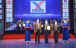 GrowMax được vinh danh ‘Top 10 thương hiệu vàng Việt Nam năm 2021’