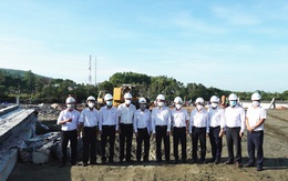 Nỗ lực khôi phục thi công công trình 110kV cấp điện Tổ hợp lọc hóa dầu Long Sơn