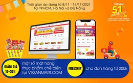 Website VissanMart mở rộng hoạt động kinh doanh thực phẩm trực tuyến tại Đà Nẵng và Hà Nội