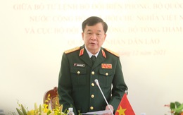 Lãnh đạo cấp cao quân đội Việt - Lào gặp nhau tại cửa khẩu Lao Bảo, nhấn mạnh hợp tác chống tội phạm