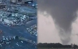 Video: Hơn 30 trận lốc xoáy càn quét 6 bang ở Mỹ, cảnh tan hoang như 'hậu tận thế'