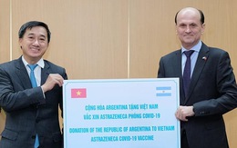 Việt Nam tiếp nhận 500.000 liều vắc xin AstraZeneca từ Chính phủ Argentina