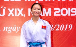 Hoàng Thị Mỹ Tâm giành HCV ở Giải vô địch karatedo châu Á 2021