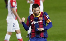 Hai lần sút xa ghi bàn đẹp mắt, Messi giúp Barca 'vùi dập' Alaves