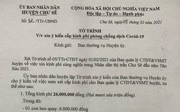 Chi cúng nghĩa trang đầu năm thành chi cho... COVID-19: Lỗi đánh máy?