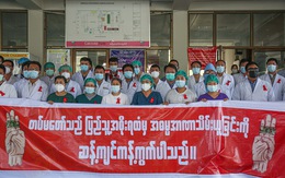 Nhân viên y tế khắp nước Myanmar đình công phản đối quân đội đảo chính