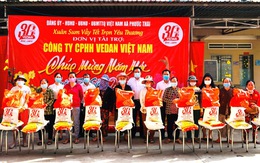 Vedan Việt Nam trao tặng 1.000 phần quà Tết cho người dân tỉnh Đồng Nai