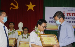11 học sinh đoạt giải quốc gia tỉnh Kiên Giang được thưởng 20 - 80 triệu/bạn