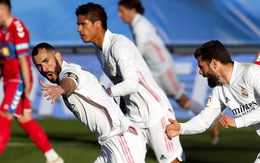 Benzema lập cú đúp giúp Real Madrid lội ngược dòng ngoạn mục