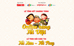 Chiều nay, tổng kết chương trình 'Online cùng Tết Việt' và trao giải cuộc thi Tết xưa - Tết nay