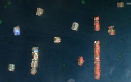 Cận cảnh đội hình tàu Trung Quốc tại Đá Ba Đầu