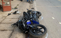 Xe môtô 3 bánh rời hiện trường sau tai nạn chết người ở quận 12