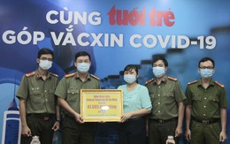 Tuổi trẻ Công an TP.HCM tham gia ‘góp vắc xin COVID-19’