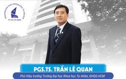 PGS.TS Trần Lê Quan phụ trách Trường ĐH Khoa học tự nhiên TP.HCM