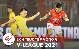 Lịch trực tiếp vòng 9 V-League: Hoàng Anh Gia Lai gặp Nam Định