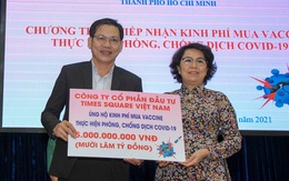 TP.HCM tiếp nhận 200 tỉ mua vắc xin COVID-19