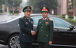 Thượng tướng Phan Văn Giang hội đàm với thượng tướng Trung Quốc Ngụy Phượng Hòa