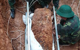 Hoàn tất di dời trái bom nặng 340kg ở Vĩnh Phúc